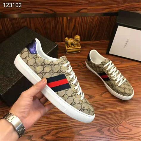 gucci ace gg supreme bees shoes men|Gg Supreme low top sneakers.